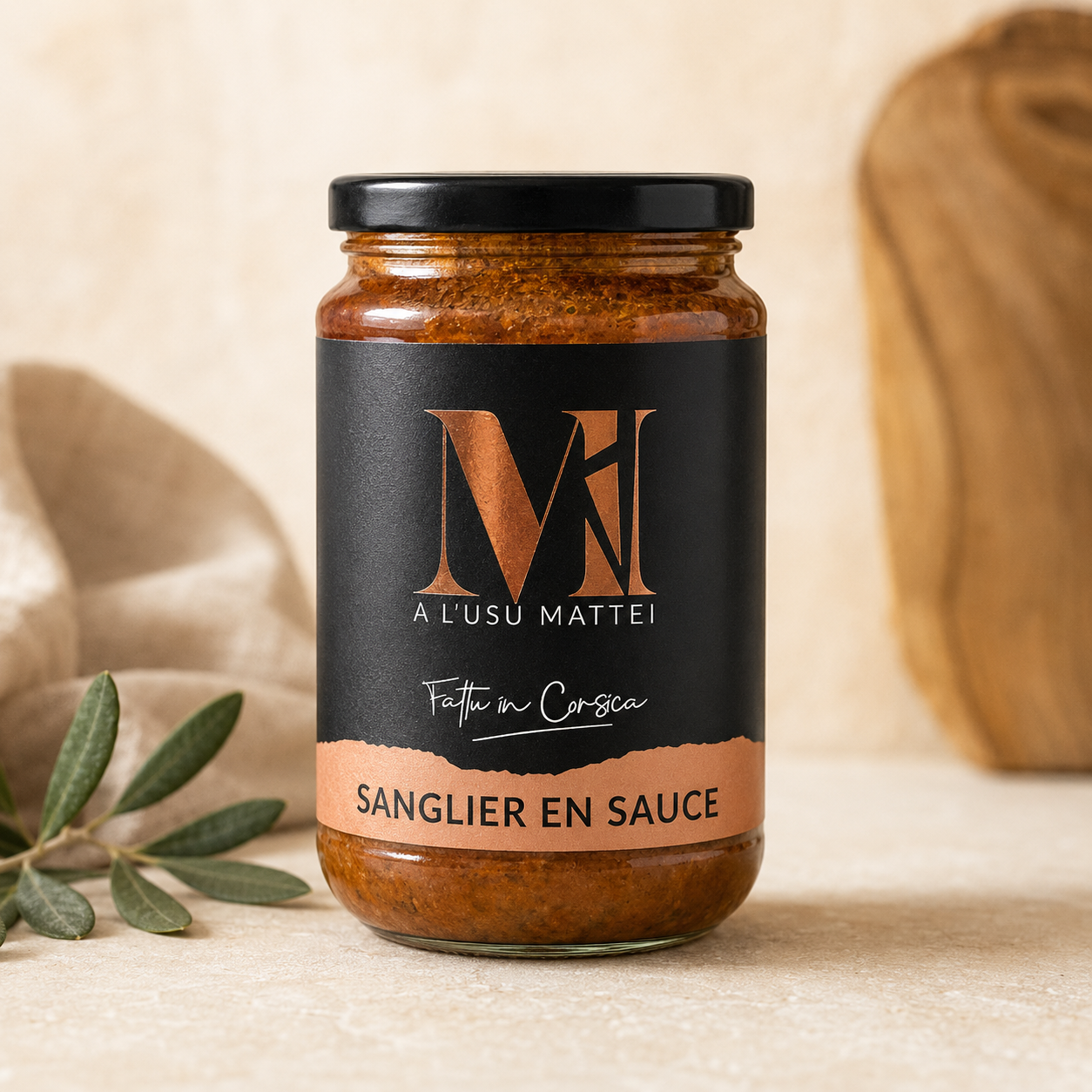 Sanglier en sauce artisanal – Recette traditionnelle Les Trésors De Ghjulia