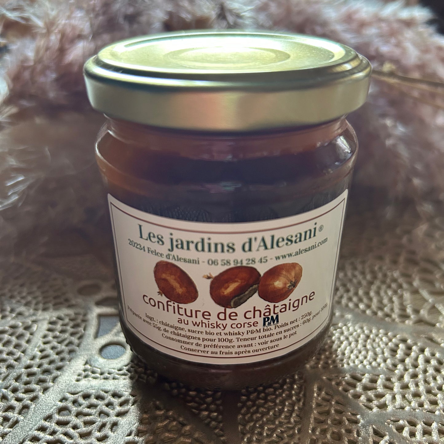 Confiture de Châtaigne au Whisky Corse Les Trésors De Ghjulia
