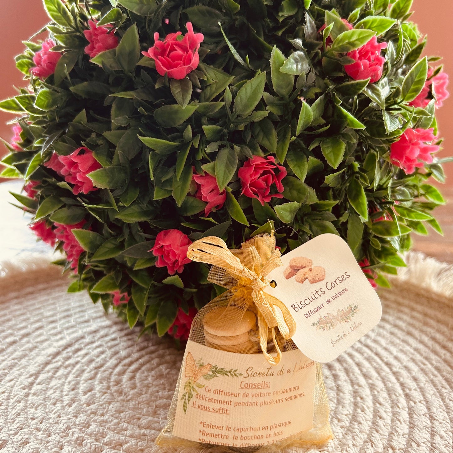 Diffuseur de voiture Biscuits Corses Les Trésors De Ghjulia