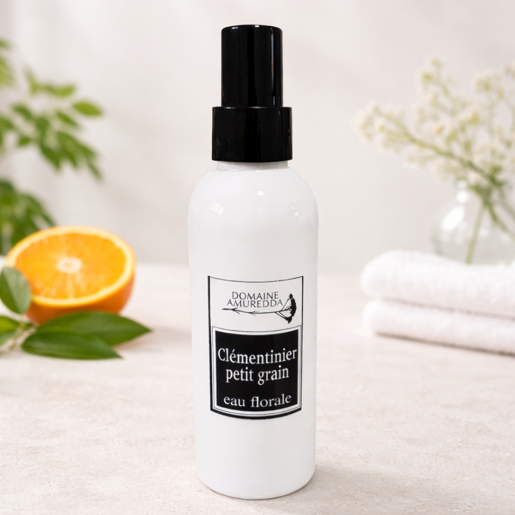 Eau Florale Bio de Petit Grain Clémentinier bio - Origine Corse - Bien-être, Beauté & Cuisine Les Trésors De Ghjulia