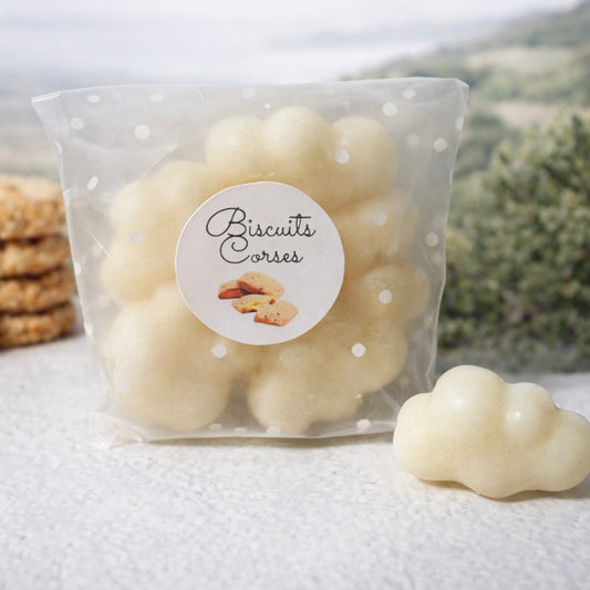 Fondants parfumés Biscuits Corses – Cire végétale parfum naturel - Fabrication artisanale corse Les Trésors De Ghjulia