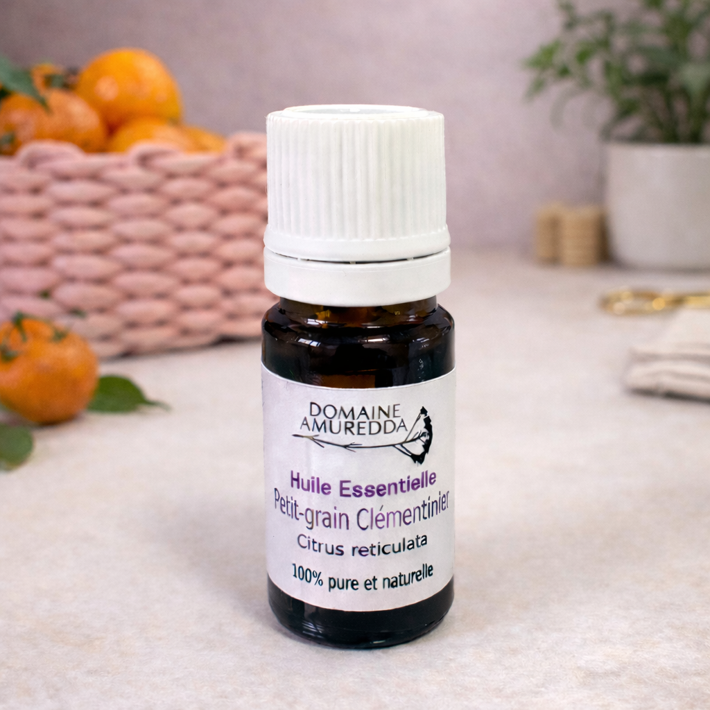 Huile Essentielle Bio de Petit Grain Clémentinier – Relaxante, Apaisante & Équilibrante Les Trésors De Ghjulia