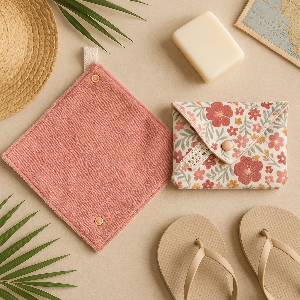 Pochette à savon solide - fleurs Les Trésors De Ghjulia