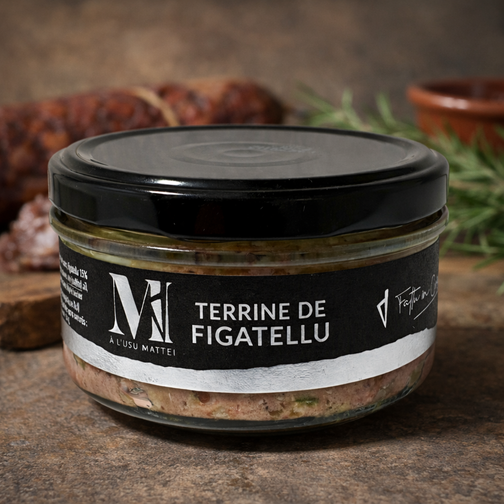 Terrine de Figatellu en Bocal – Spécialité Corse Artisanale Les Trésors De Ghjulia