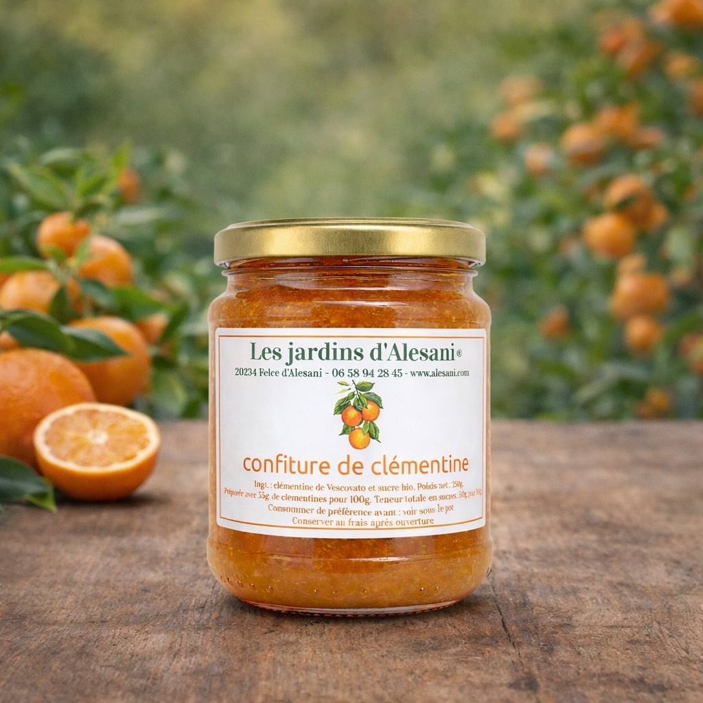 Confiture de Clémentine – Fabrication Artisanale de Corse Les Trésors De Ghjulia
