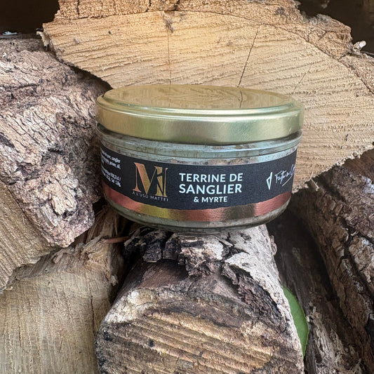 Terrine de Sanglier & Myrte en Bocal - Spécialité Corse Artisanale Les Trésors De Ghjulia