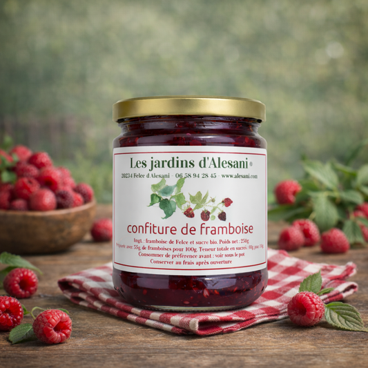 Confiture de Framboise – Fabrication Artisanale de Corse Les Trésors De Ghjulia