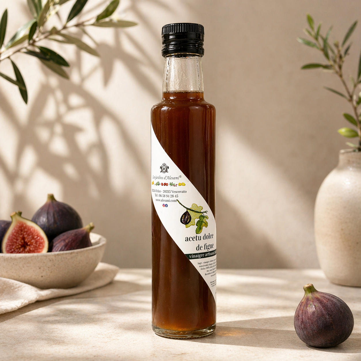 Acetu Dolce de Figue – Vinaigre Sucré Artisanal de Corse Les Trésors De Ghjulia