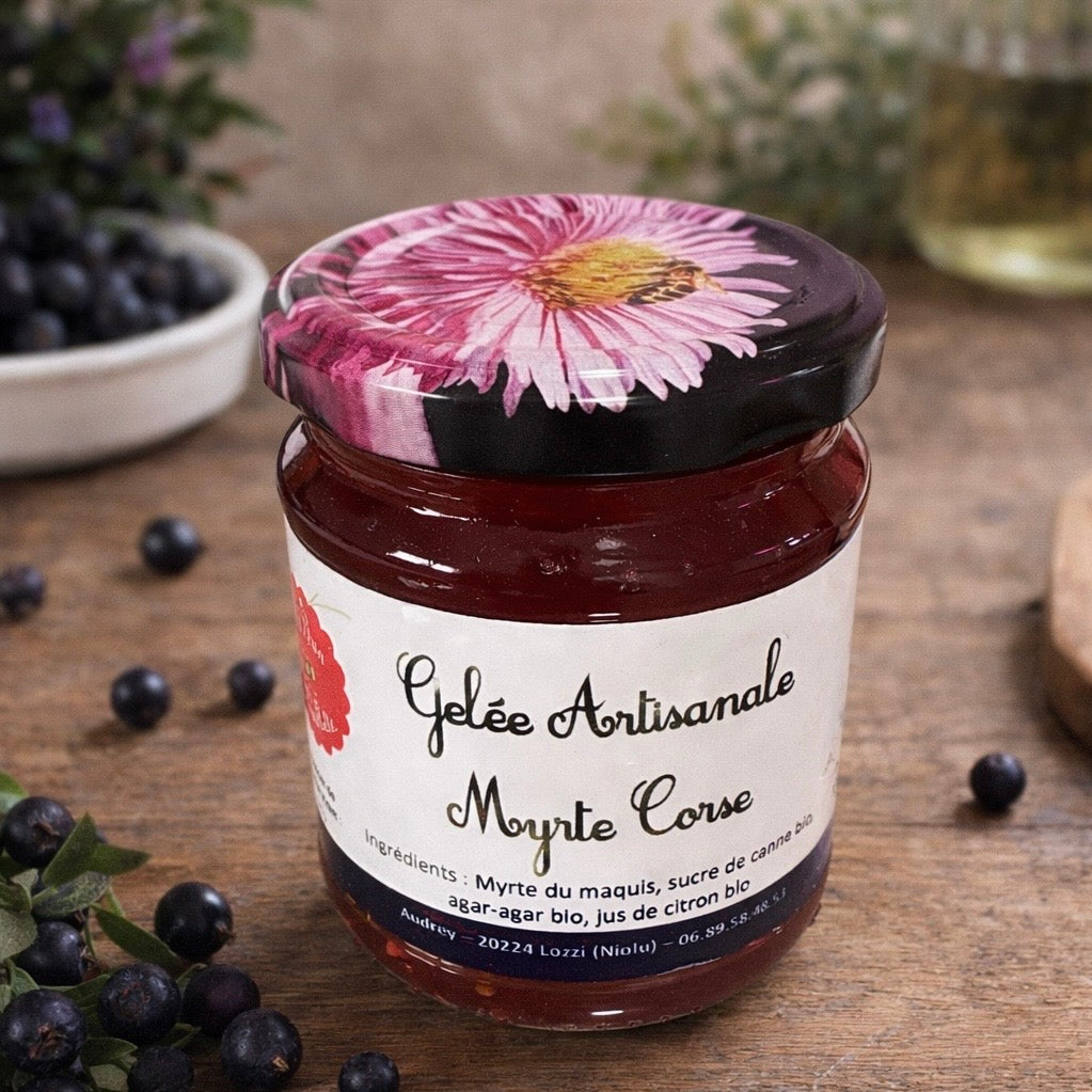 Gelée Artisanale de Myrte Corse – Fabrication Artisanale de Corse Les Trésors De Ghjulia