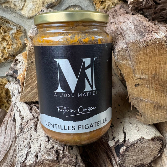 Lentilles au Figatellu artisanaux – Recette traditionnelle Les Trésors De Ghjulia