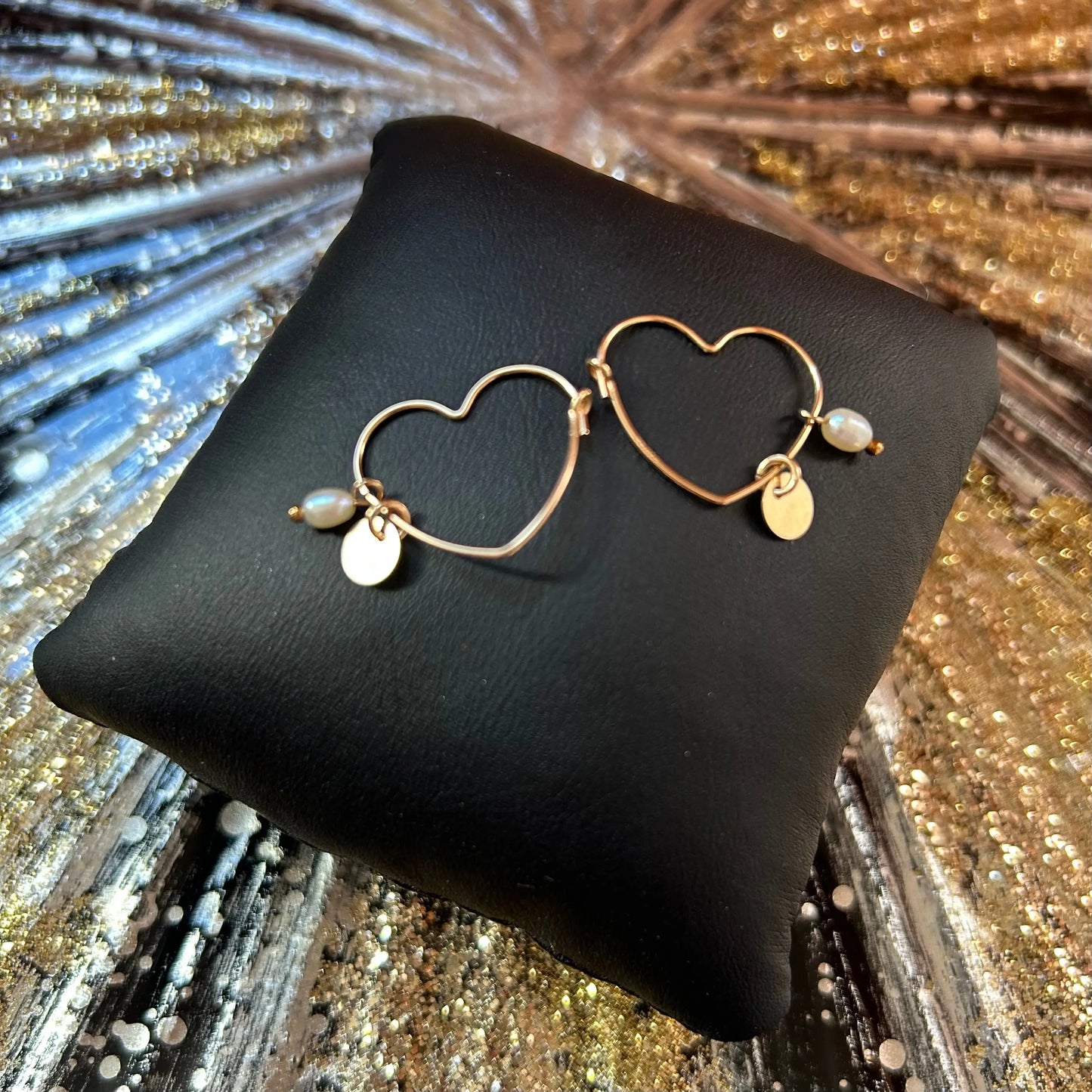 Boucles d'oreilles Créoles Coeur : KALLISTE Les Trésors De Ghjulia