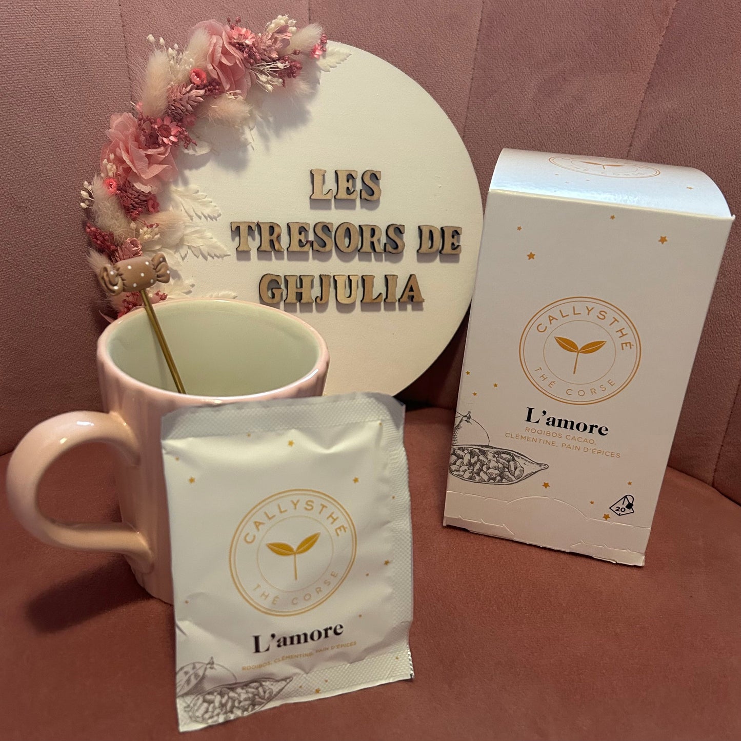 Thé L'Amore - Rooibos, cacao, clémentine, pain d'épices Les Trésors De Ghjulia