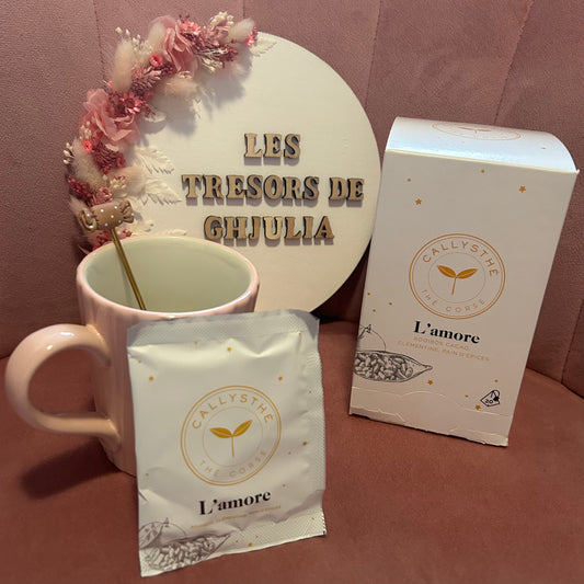 Thé L'Amore - Rooibos, cacao, clémentine, pain d'épices Les Trésors De Ghjulia