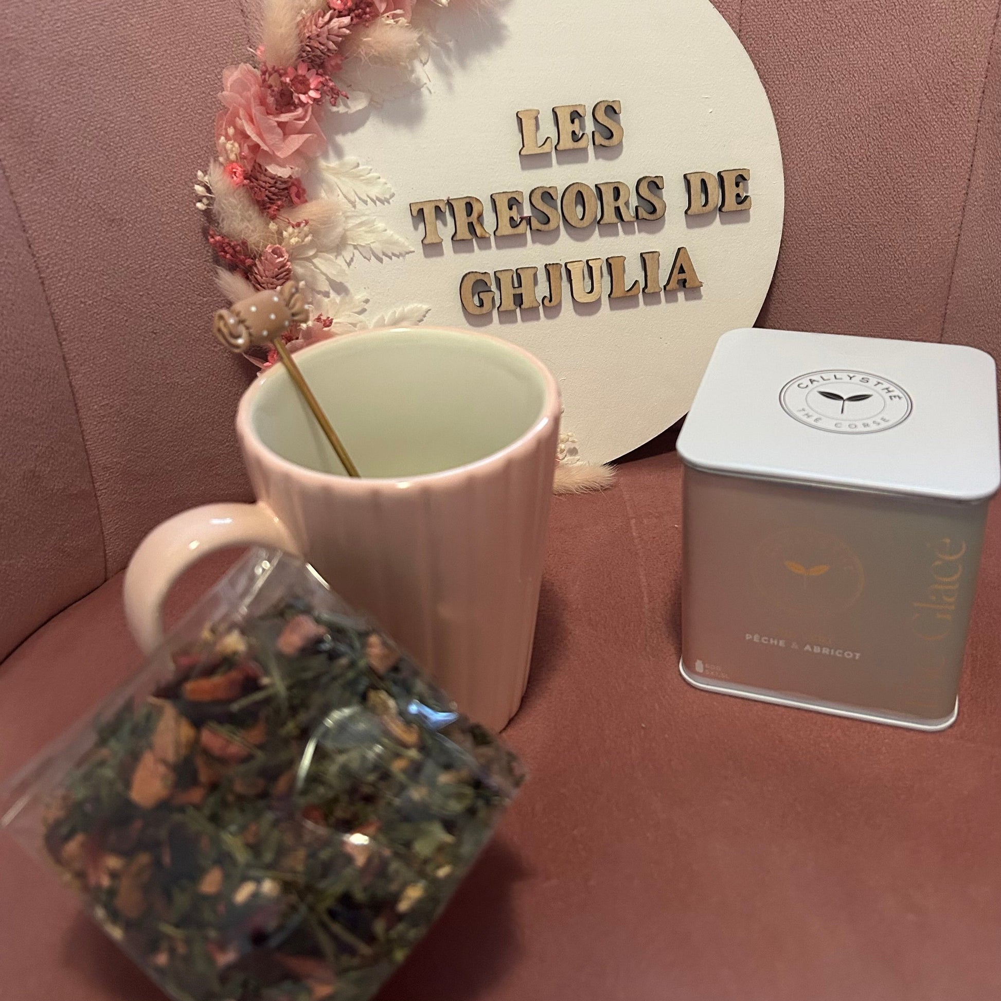 Thé glacé - Thé vert, pêche & abricot Les Trésors De Ghjulia