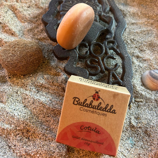Galet démaquillant solide biphase Cotula Les Trésors De Ghjulia