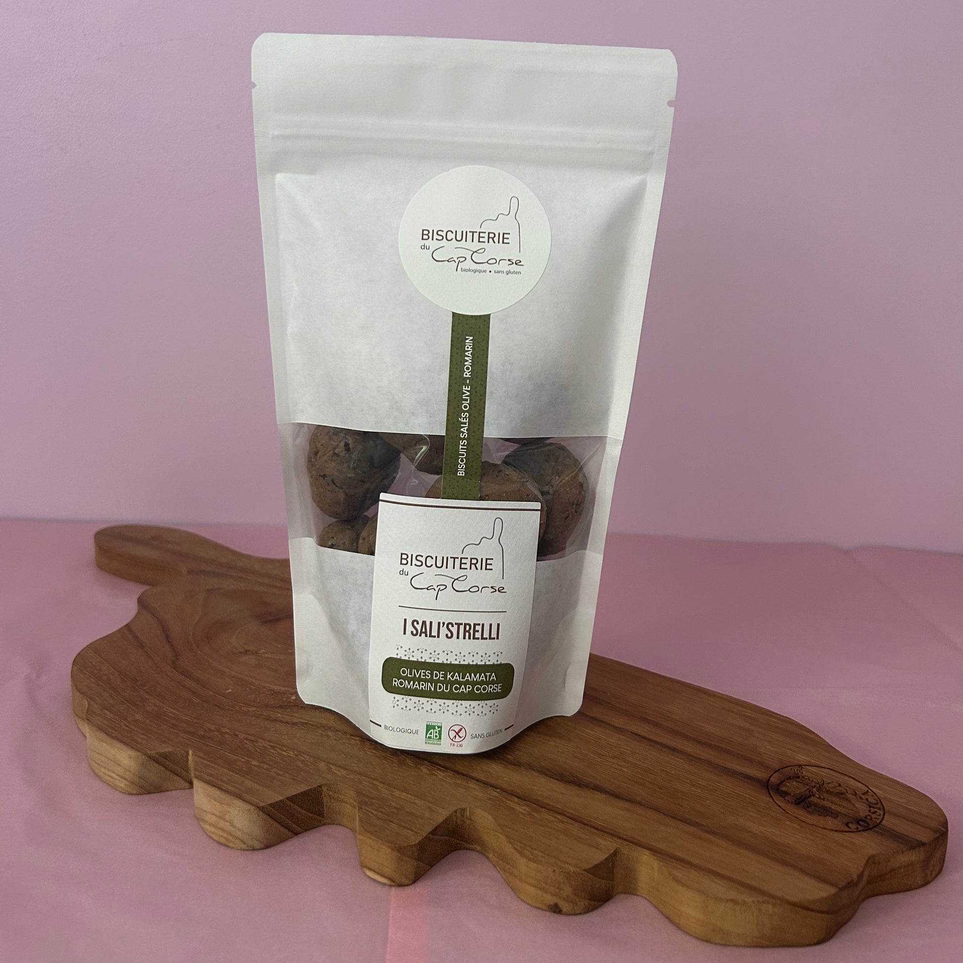 Biscuits Salés Bio Sans Gluten – Olives de Kalamata & Romarin du Cap Corse Les Trésors De Ghjulia