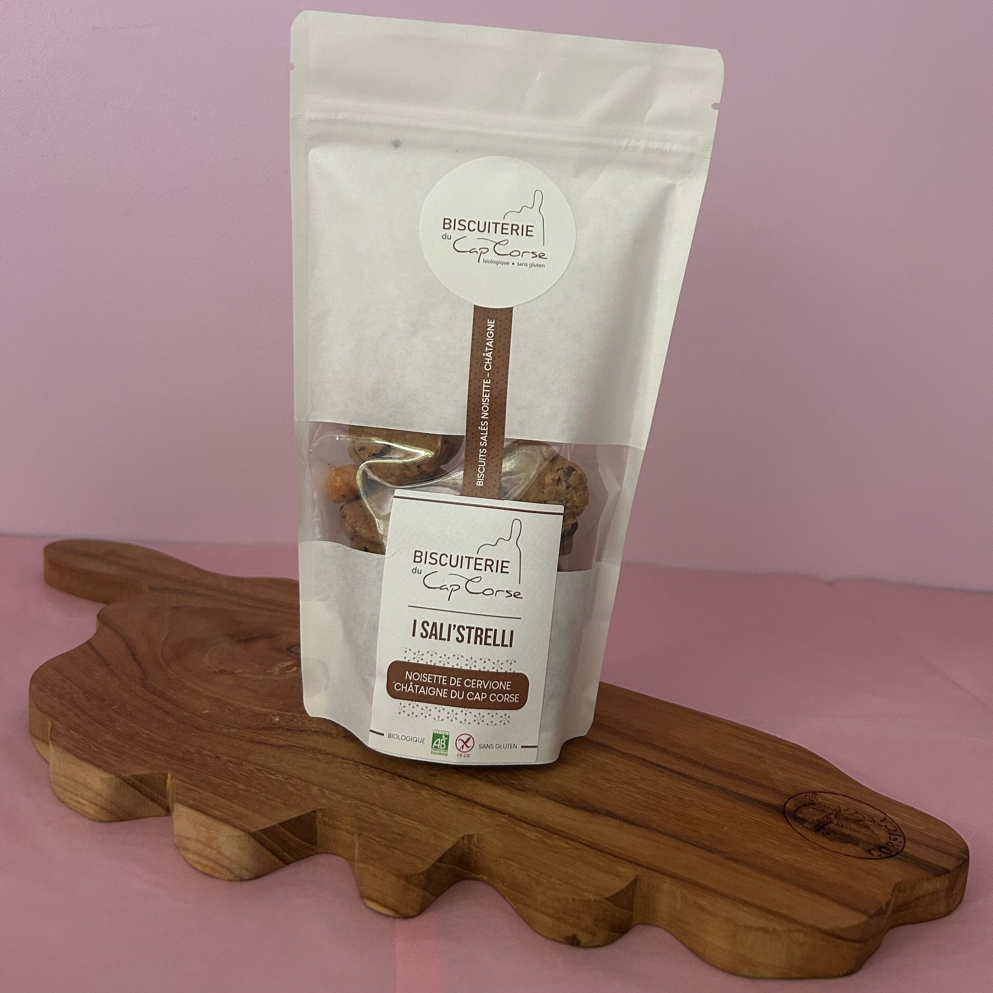 Biscuits Salés Bio Noisette de Cervione & Châtaigne du Cap Corse – Sans Gluten – Fabrication Artisanale Les Trésors De Ghjulia